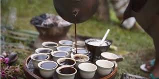 Traditional Arsi coffee ceremony