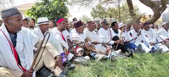 Arsi elders in traditional meeting